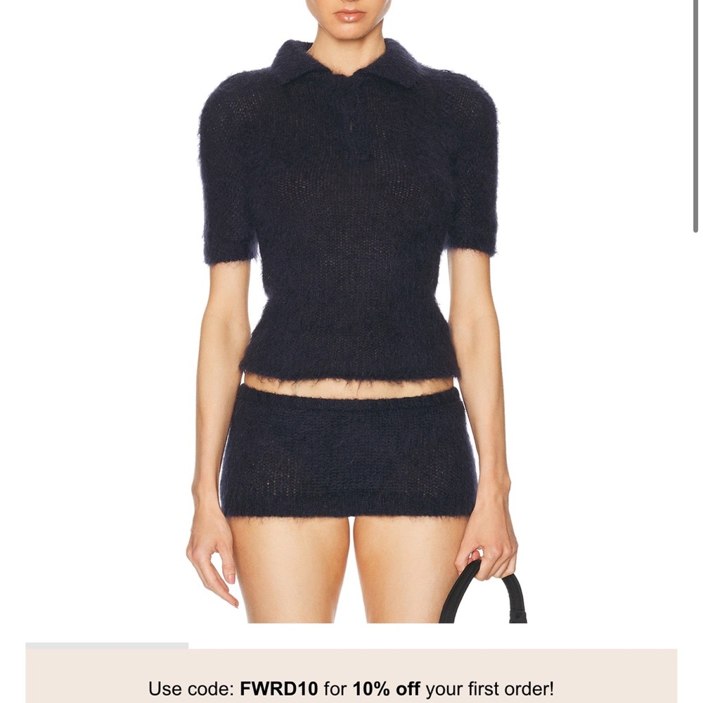 Marni Navy Blue Women's Sweater & Skirt Set